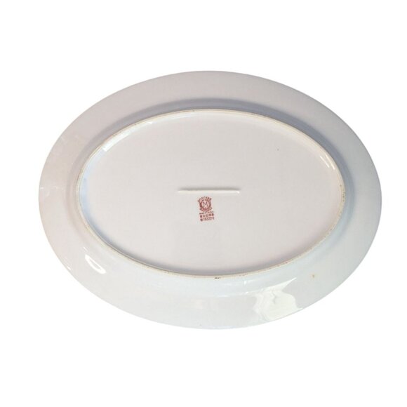 Noritake Azalea China Platter Pink Floral 12" red mark - Picture 7 of 13